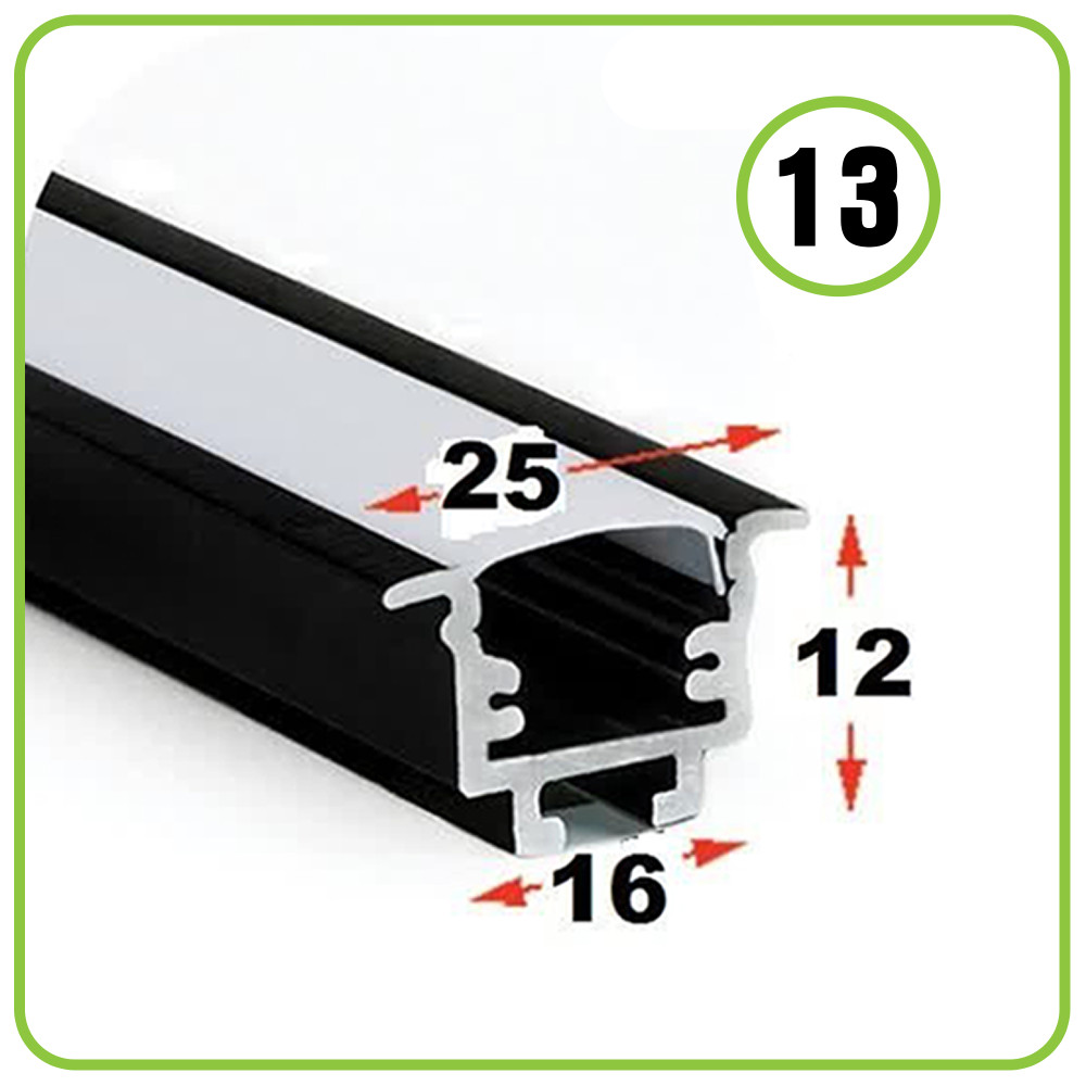 پروفیل کد 13 توکار وزن استاندارد