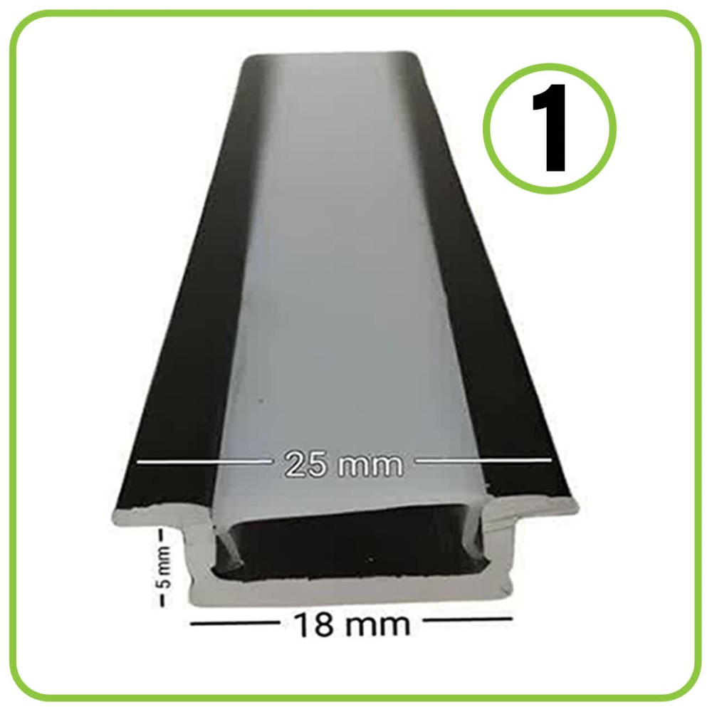 پروفیل کد 1 توکار مخصوص ترمووال و دیوار و MDF