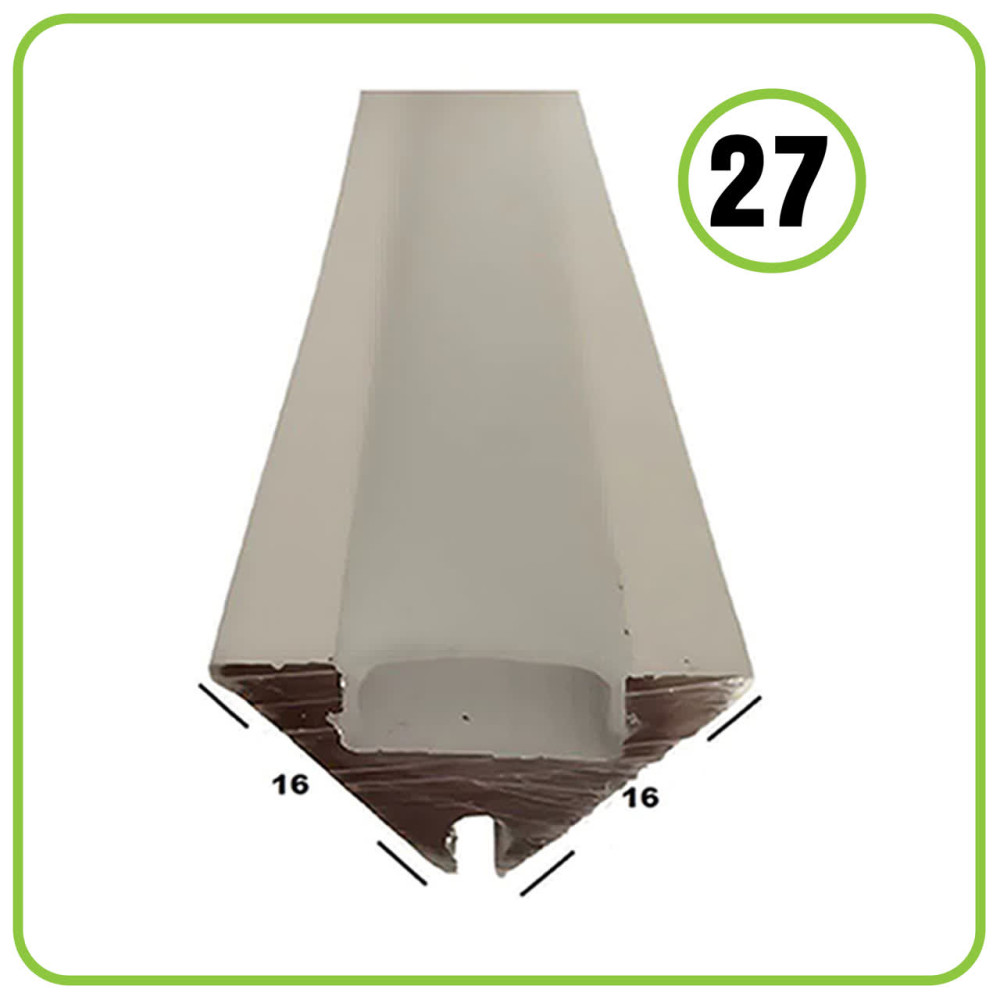 پروفیل کد 27 کنجی زیر کابینتی پروفیل کد 27 کنجی زیر کابینتی